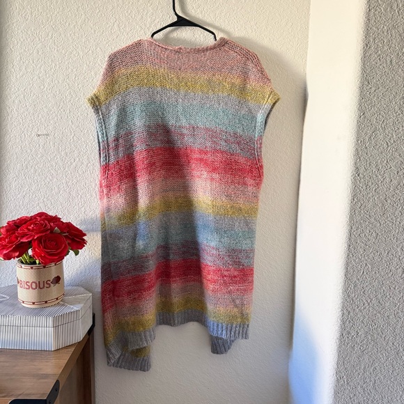 Anthropologie Moth Rinda Mohair blend sweater vest cardigan duster. - Picture 3 of 5